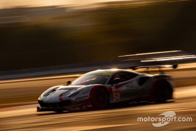#54 AF Corse Ferrari 488 GTE Evo: Thomas Flohr, Francesco Castellacci, Giancarlo Fisichella