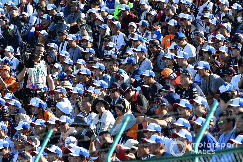 Fan riempono le gradinate al GP del Giappone