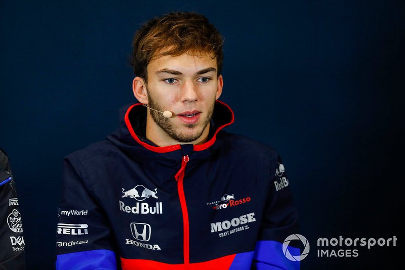 Press conference, Pierre Gasly, Toro Rosso 