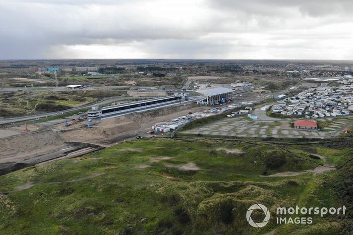 Les travaux sur le circuit de Zandvoort pour le Grand Prix des Pays-Bas