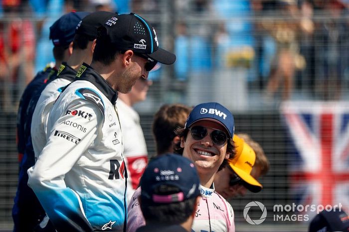 Robert Kubica, Williams Racing y Lance Stroll, Racing Point