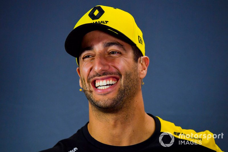 Daniel Ricciardo, Renault F1 Team basın toplantısında