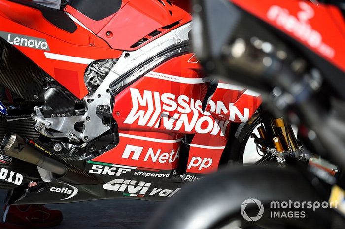 Ducati Team bike detalle