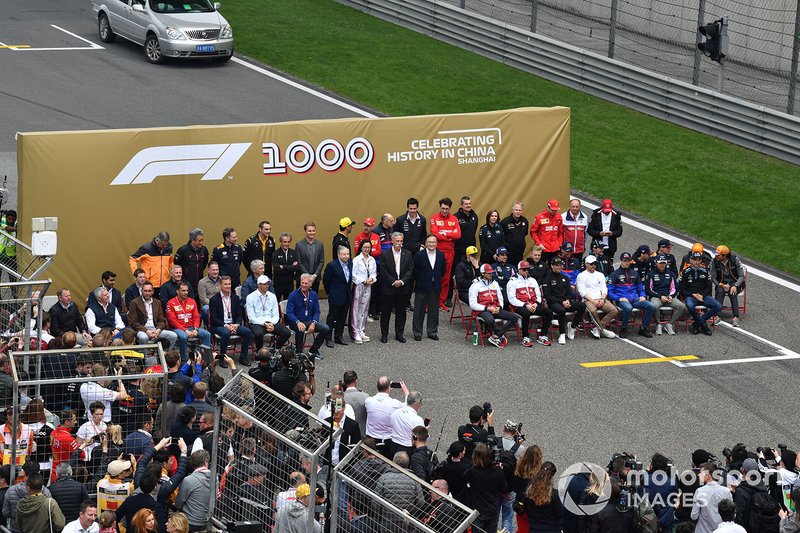 Cerimônia: A foto do GP 1000 da F1