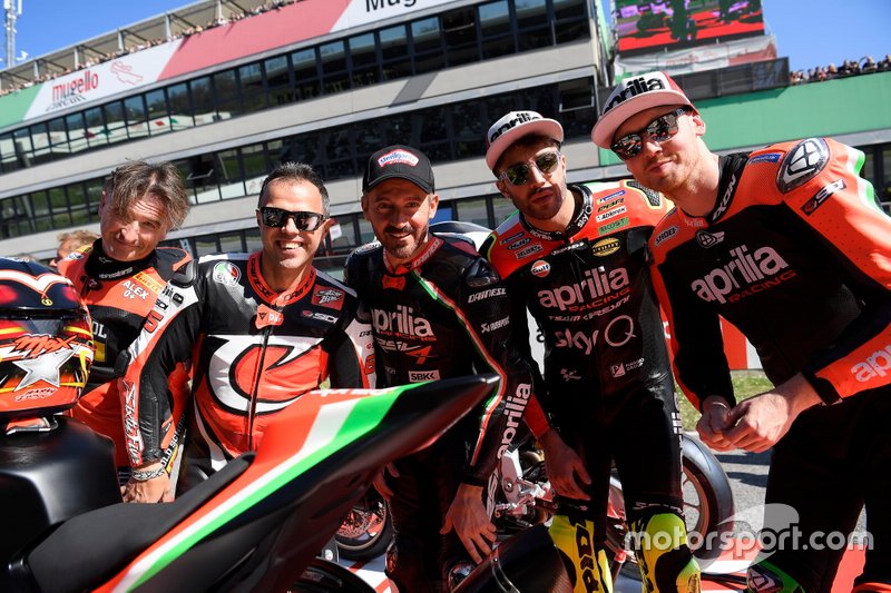 Loris Capirossi, Max Biaggi, Andrea Iannone, Bradly Smith