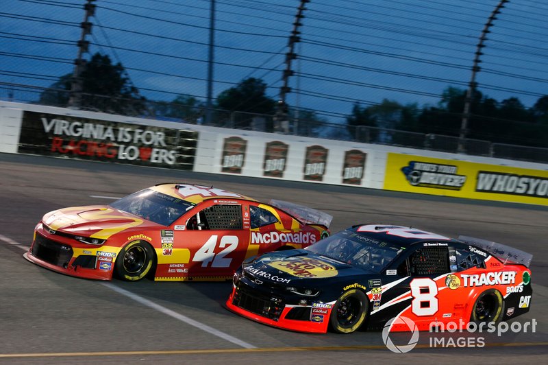 Kyle Larson, Chip Ganassi Racing, Chevrolet Camaro McDonald's Daniel Hemric, Richard Childress Racing, Chevrolet Camaro Bass Pro Shops / Tracker Boats