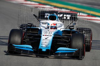 George Russell, Williams FW42 met aero sensoren