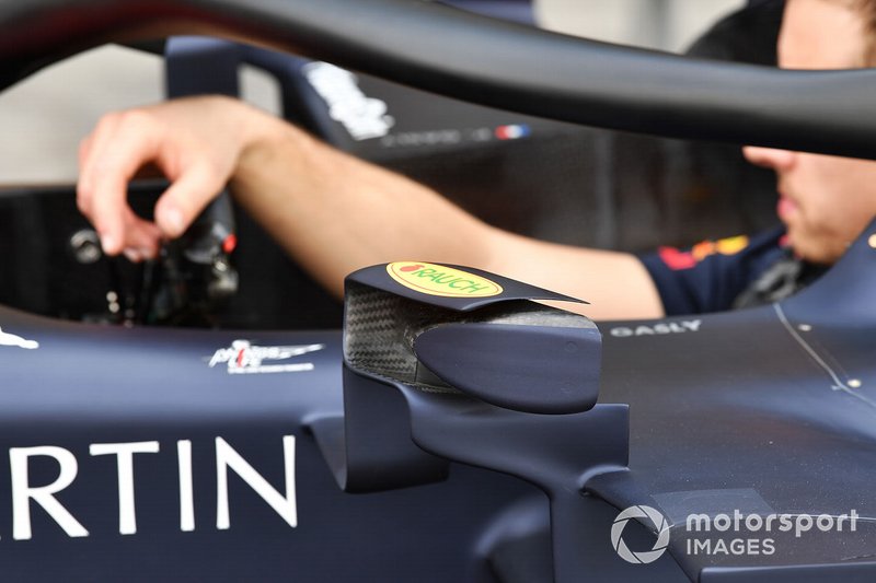 Mirror details on the Red Bull Racing RB15
