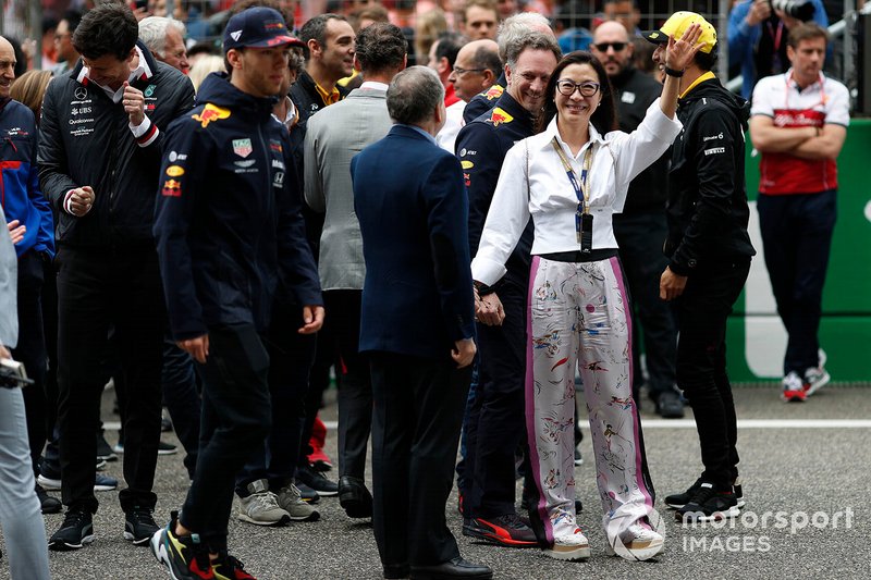 Jean Todt, President, FIA, with his wife Michelle Yeoh
