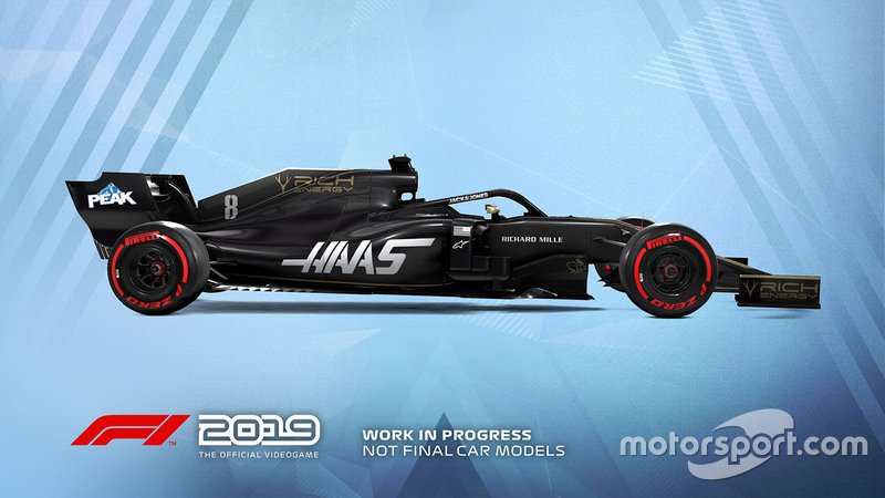 Livrée Haas dans F1 2019