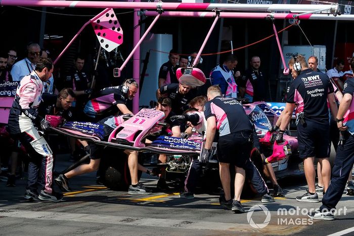 Cambio de alerón para Sergio Perez, Racing Point RP19