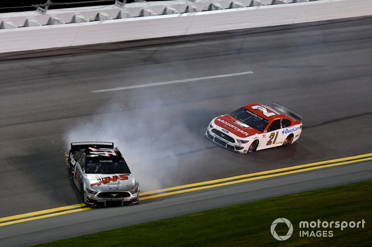 Cole Custer, Stewart-Haas Racing, Ford Mustang HaasTooling.com Matt DiBenedetto, Wood Brothers Racing, Ford Mustang Motorcraft/Quick Lane