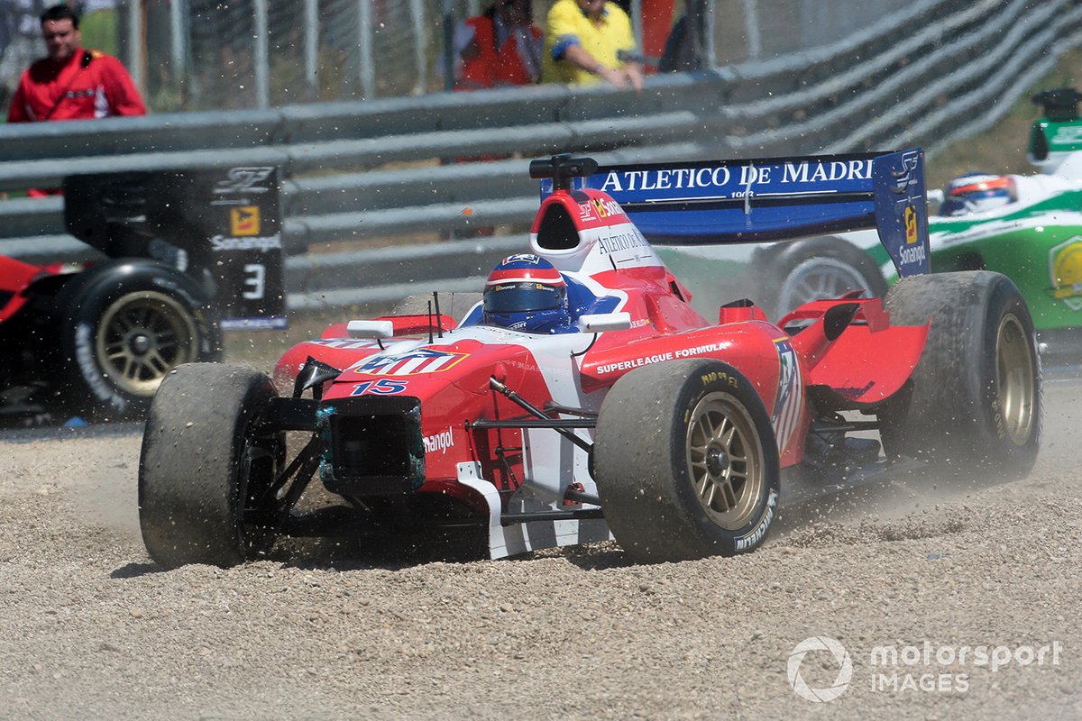 Maria De Villota, Team Spain Atletico Madrid, sufre un accidente