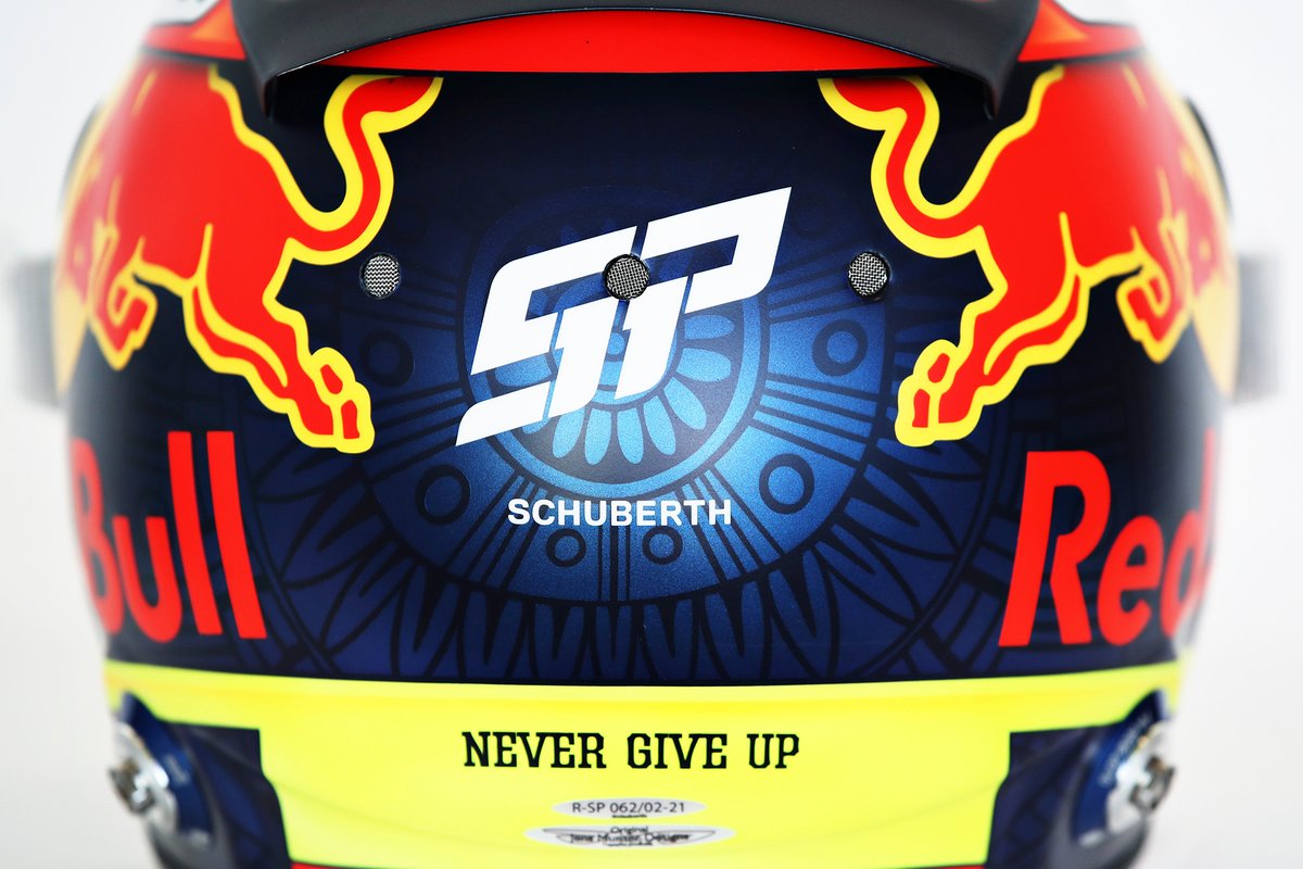 Casco de Sergio Perez, Red Bull Racing