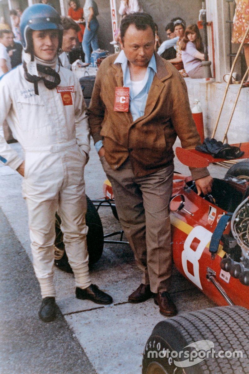 Jean Graton with Jacky Ickx