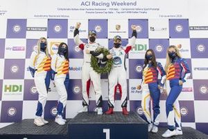 Podio di Gara 2: Bashar Mardini, Tsunami RT, Simone Iaquinta, Ghinzani Arco Motorsport