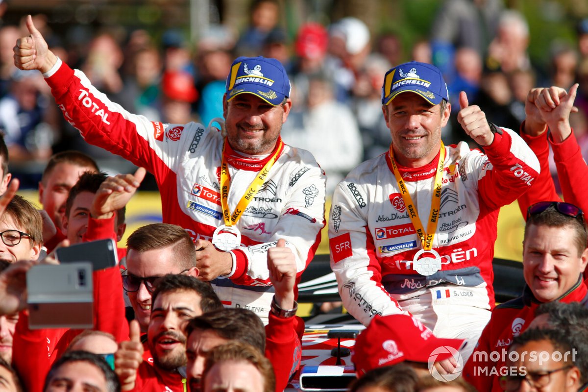 Sebastien Loeb and Daniel Elena