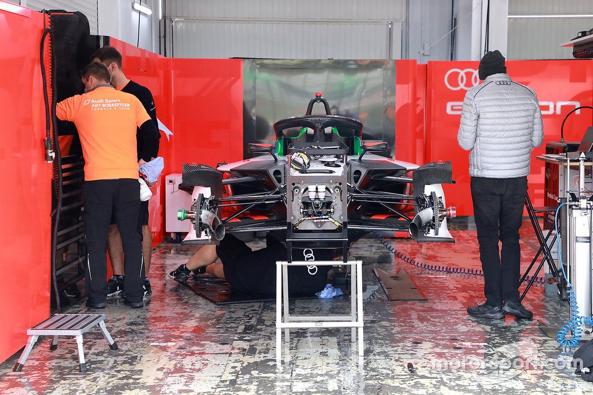 Audi Sport ABT Schaeffler Formula E Team garage