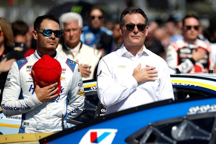 Kyle Larson, Hendrick Motorsports Chevrolet, Jeff Gordon, Hendrick Motorsports