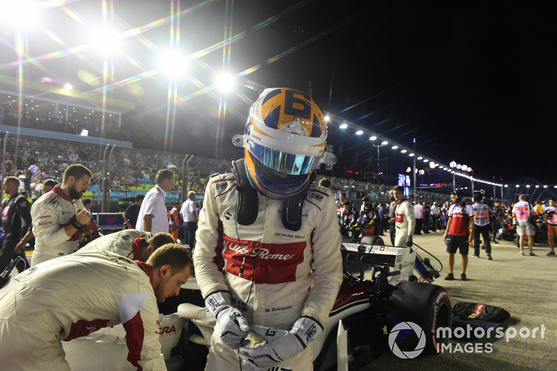 Marcus Ericsson, Sauber on the grid