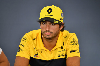 Carlos Sainz Jr., Renault Sport F1 Team in the press conference