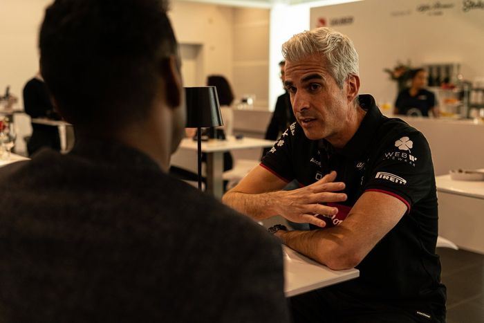 Alessandro Alunni Bravi, representante de Alfa Romeo