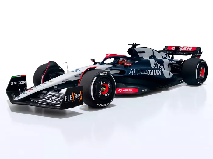 AlphaTauri AT03 von 2022 im Design für 2023