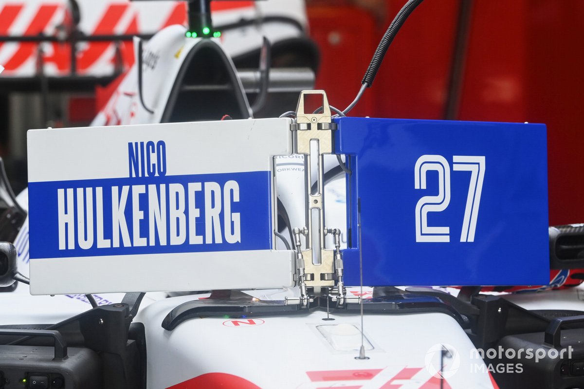 La voiture de Nico Hulkenberg, Haas VF-22