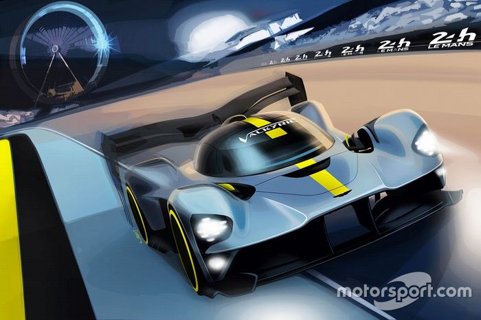 Aston Martin Valkyrie hypercar rendering
