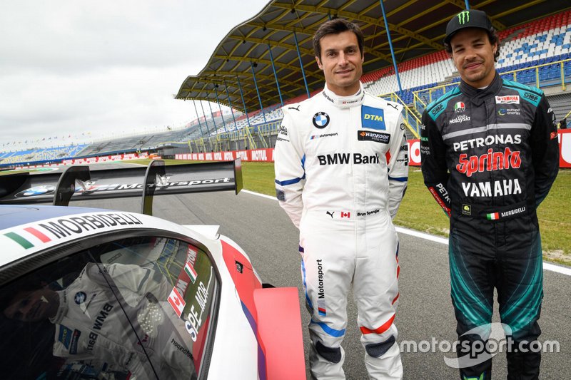 Franco Morbidelli, Petronas Yamaha SRT y Bruno Spengler, BMW M4 DTM