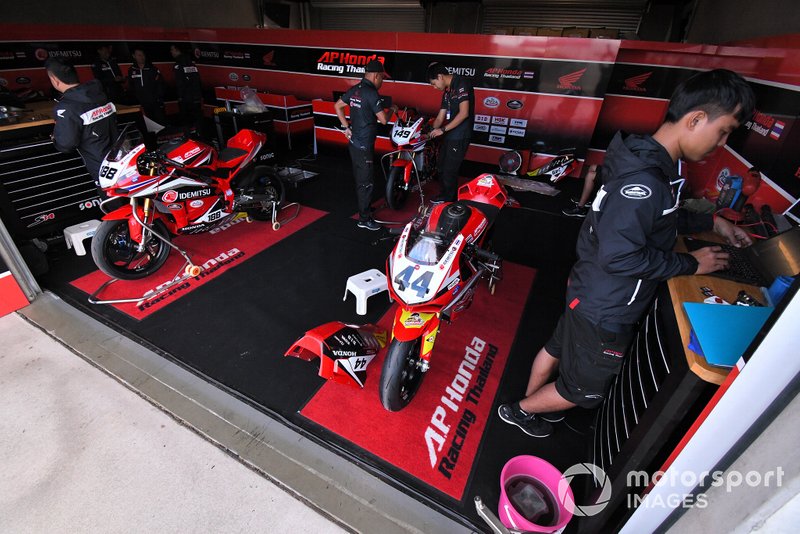 Paddock AP Honda Racing Thailand