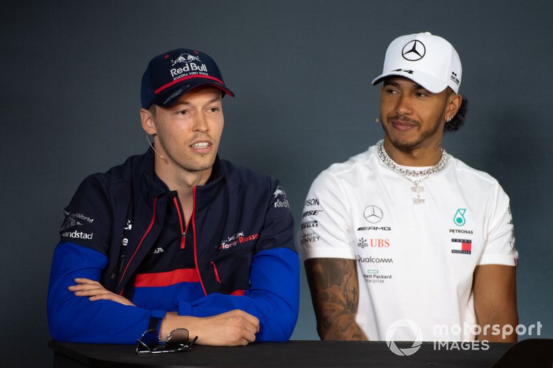 Daniil Kvyat, Toro Rosso, Lewis Hamilton, Mercedes AMG F1