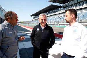 Gerhard Berger, ITR-voorzitter, Jens Marquardt, BMW Motorsport Director, Dr. Florian Kamelger, teambaas R-Motorsport