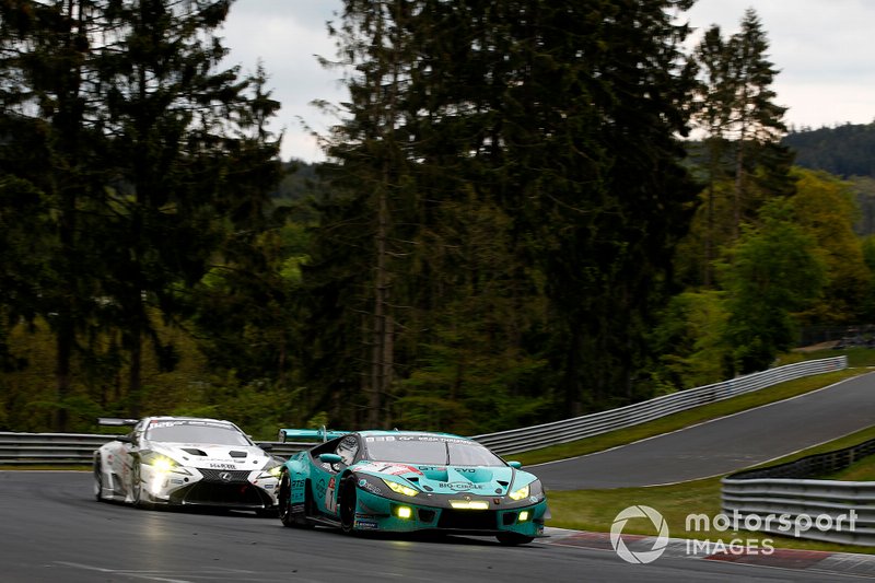 #7 Konrad Motorsport Lamborghini Huracan GT3 Evo: Michele Di Martino, Norbert Siedler, #56 Toyota Gazoo Racing Lexus LC: Takeshi Tsuchiya, Naoya Gamou, Takamitsu Matsui, Yuichi Nakayama