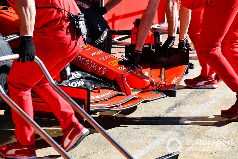 Front wing of Ferrari SF90