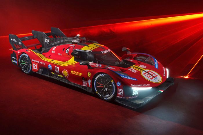 Ferrari reveals retro hypercar livery for 2025 WEC