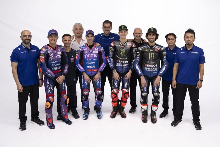 Fabio Quartararo, Equipo Yamaha MotoGP, Alex Rins, Equipo Yamaha MotoGP, Miguel Oliveira, Pramac Racing, Jack Miller, Pramac Racing