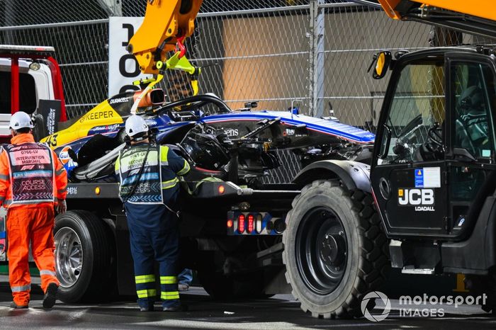 Los comisarios recuperan el coche de Franco Colapinto, Williams FW46
