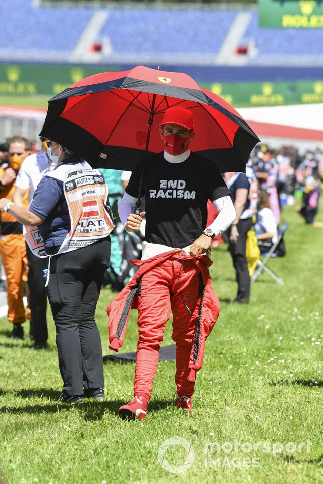 Charles Leclerc, Ferrari on the grid