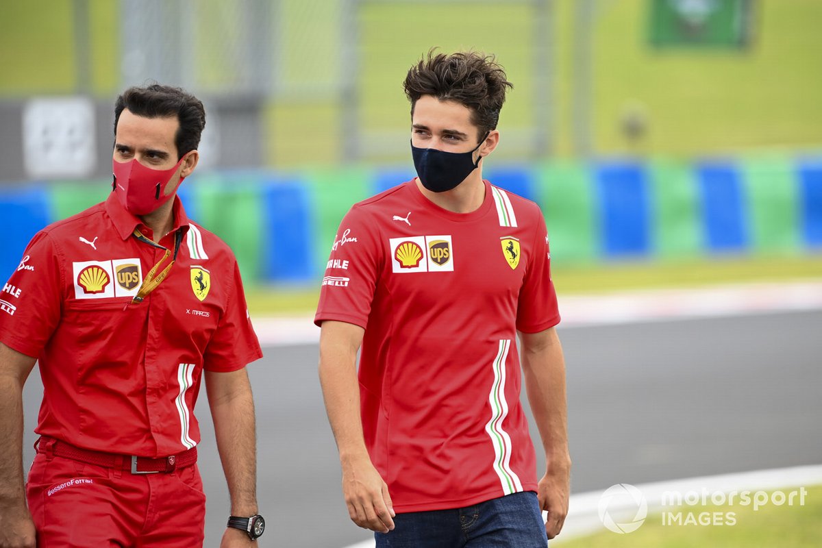 Charles Leclerc, Ferrari cammina sul tracciato