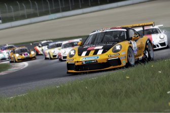 Azione in pista, Porsche Esports Carrera Cup Italia Prologo 2020