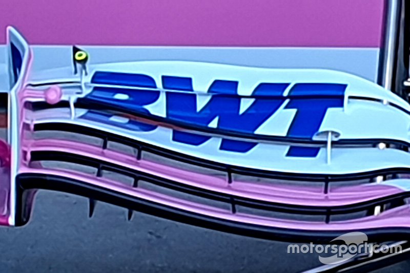 Racing Point RP20, front wing detail