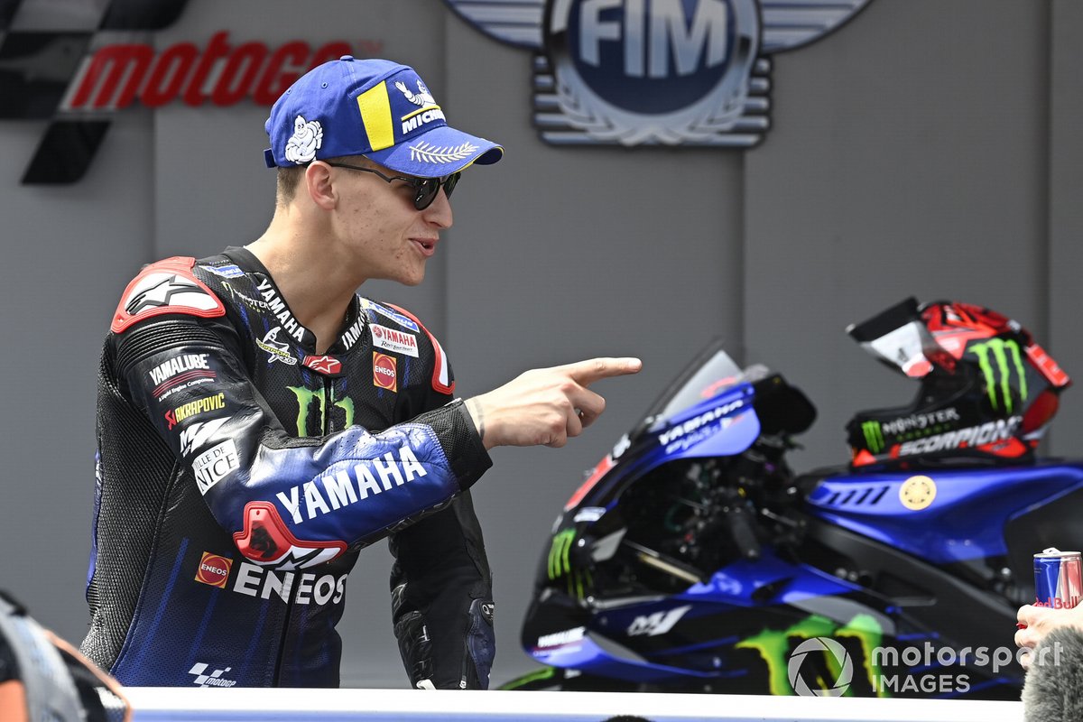 Ganador de la pole Fabio Quartararo, Yamaha Factory Racing