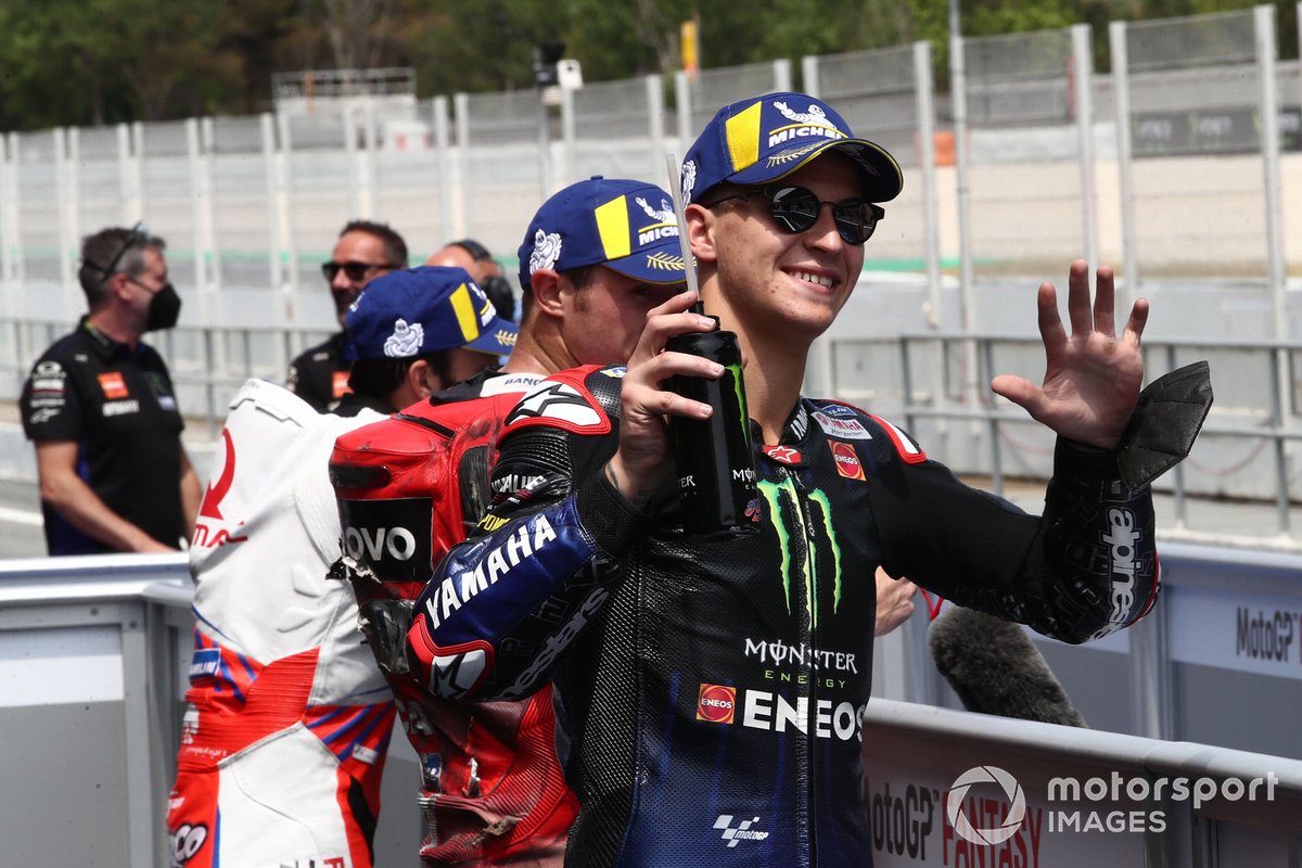 Ganador de la pole Fabio Quartararo, Yamaha Factory Racing