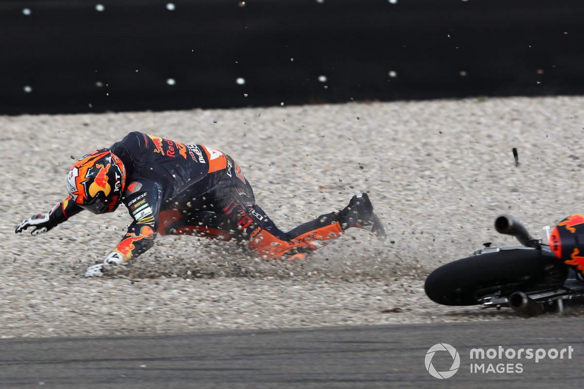Caída de Jaume Masia, Red Bull KTM Ajo