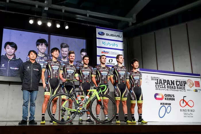 自転車チーム”Team UKYO SAGAMIHAR”を率いる（写真は2016年）