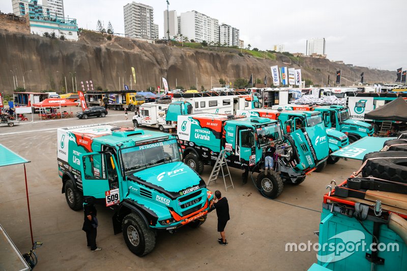 Расположение команды Iveco De Rooy