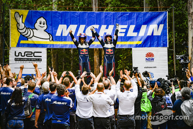 2018 WRC champions Sébastien Ogier, Julien Ingrassia, Ford Fiesta WRC, M-Sport Ford