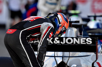 Romain Grosjean, Haas F1 Team in parc ferme