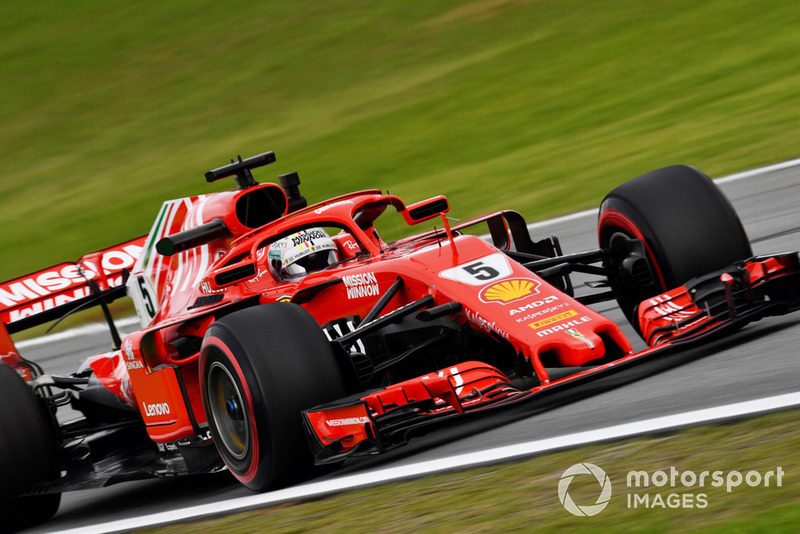 Sebastian Vettel, Ferrari SF71H at Brazilian GP High-Res Professional ...